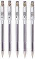 Pilot Hi-Tec-C 025 Gel Ink Pen, Hyper Fine Point 0.25mm Black Ink, LH-20C25 Value Set of 2