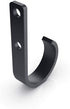 Ozco Building Products 57708 Towel Hook, Black, 2 per Pack