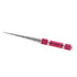 0.1mm (1-6.5mm) Stainless Aperture Ruler Taper Full Round Dia Scale Feeler Hole Inspection Measuring Ruler, Accuracy
