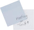 Paper Junkie 12-Pack 3x3-Inch Transparent Sticky Notes, 600 Sheets Total, Clear Plastic Self-Stick Sheets for Notes