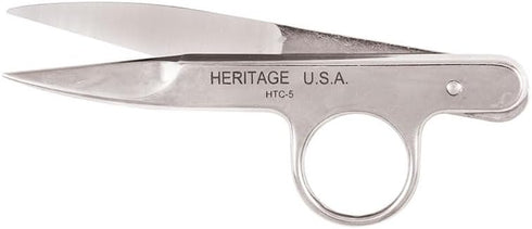 Klein Tools HTC5 4-1/2-Inch Scissors, Threadclip with Spring Action for Automatic Opening, Made in USA