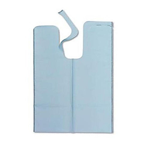 920461 18" 30" (Pack 150) TIDI Products TID Bib with Tie, White, x