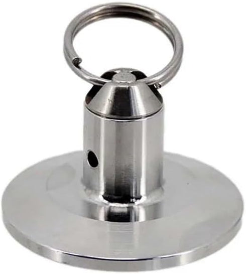 AMHUKIP 1pcs Adjustable 1.5" Tri Clamp Pressure Relief Valve End Cap - 17-100psi