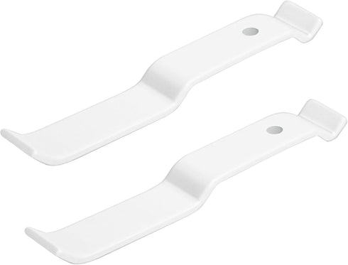 ClosetMaid Closet 2 Pack White Wire Shelf Corner Support Bracket Replacement for Shelf - Adjustable Ventilated Wire