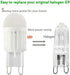 G9 Bulb 3W Dimmable Bulbs 30W Bulb 3000K G9 Bulbs 300LM Lighting,AC110V,6 Pack Lxcom Lighting LED Chandelier Light