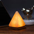 Generic Himalayan Salt Lamp with USB Power, Natural Shape, Color-Changing LED and Warm White Light, Wooden Base Night