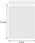50pcs 9x12 Inch Resealable Poly Bags, Clear Self Sealing Bags for Packaging Clothing & T-Shirts