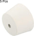 MECCANIXITY Rubber Tapered Plug, 45mm to 56mm with Hole for Test Tubes, 5 Pieces