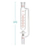 stonylab Pressure Equalizing Graduated Addition Funnel, Borosilicate Glass Dropping Funnel 50 ml with PTFE Stopcock
