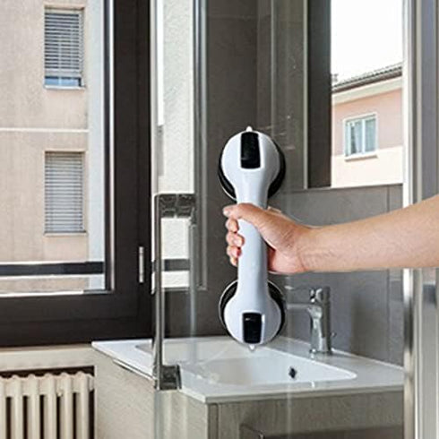 Punch-free(29.5x9.7x8cm) Shower Handle, Bath Grab Bar, Suction Balance Assist Bathroom Shower Handle,punch-free Safety