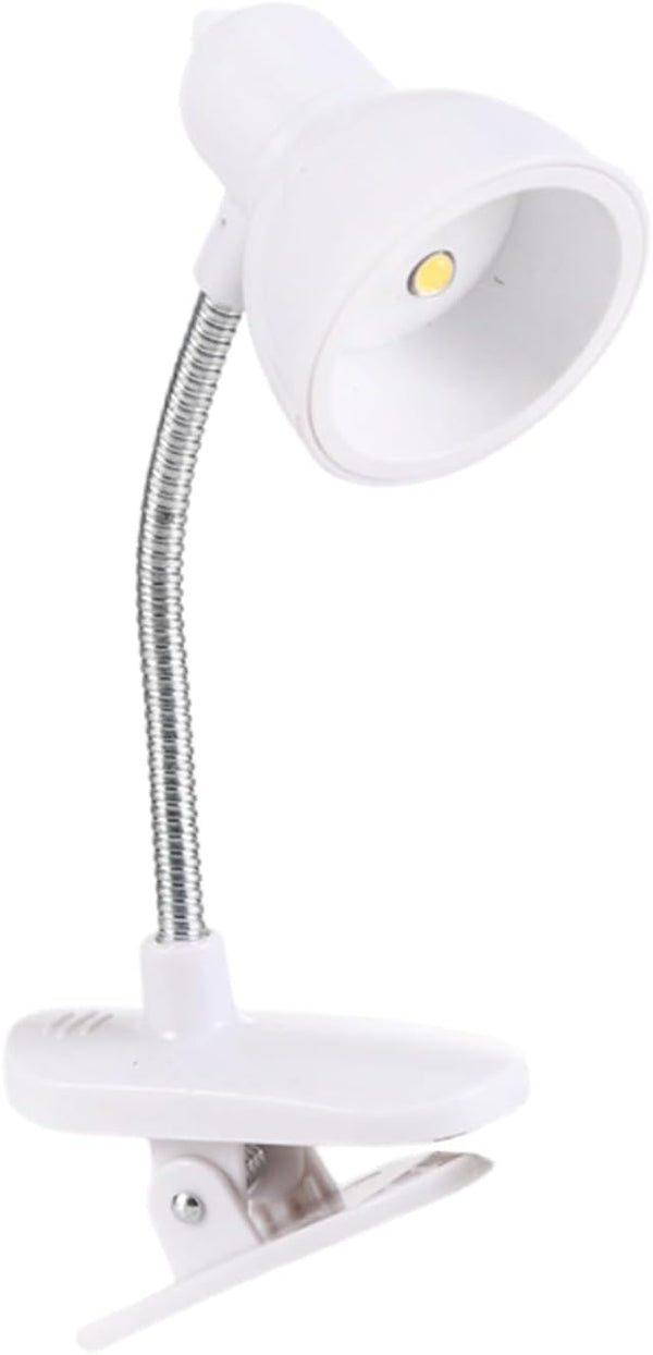 Generic Desk Lamp with Clamp Clip On Eye Caring Reading Lantern, Portable Adjustable