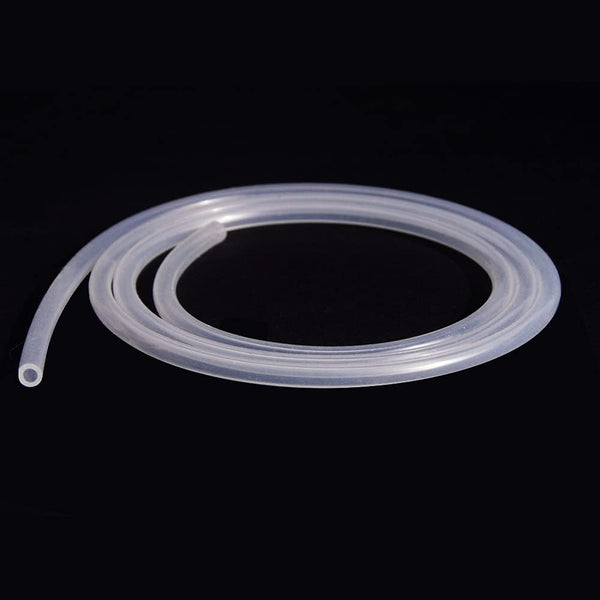 Feelers 1/12" ID x 1/4" OD Pure Thin Silicone Tubing, Food Grade High Temp Home Brewing Winemaking Hose, 9.84ft Length