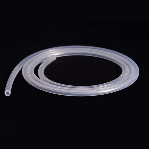 Feelers 1/4" ID x 3/8" OD Silicone Tubing, Food Grade Pure Silicon Tube for Home Brewing, 3.28ft Length