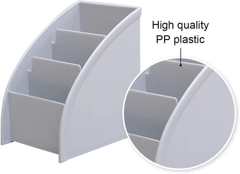 Desk Organizer Trapezoid Creative Tabletop Holder for Remote Control, Study Office Living Room Dresser