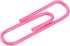 JAM PAPER Colorful Standard Paper Clips, Regular 1 Inch, Pink Paperclips, 100/Pack