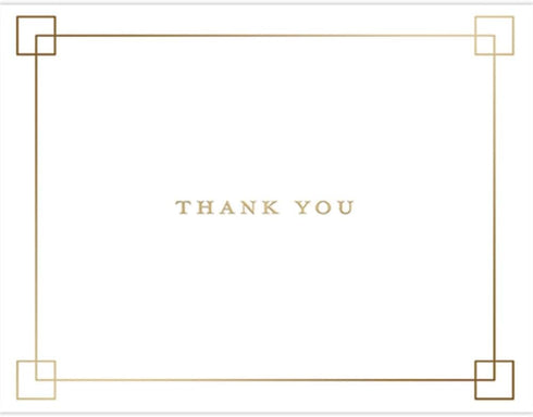 JAM PAPER Premium Thank You Card Sets - Thank You Squares -