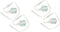 Healifty 4pcs Padded Limb Straps for Patient Safety Wrist and Ankle Bundling