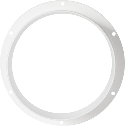 5" Inch Pack of 2 Duct Connector Flange, Plastic Straight Pipe Flange for Heating Cooling Ventilation System