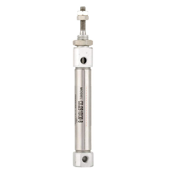 Pneumatic Air Cylinder CDJ2B10-30B, 10mm Diameter 30mm Stroke Double Acting Stainless Steel Hydraulic Cylinder