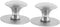 Veemoon 2pcs Shower Grab Bars Adhesive Easy Install for Glass Doors Cabinets