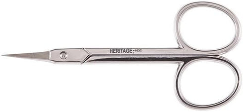 Klein Tools G103C Scissors - Embroidery Scissors with Fine Points, Curved Blade, 3-1/2-Inch