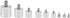 211.1g Weight Combination Set, 17Pcs 100g 50g 20g 10g 5g 2g 1g Precision Calibration Weight Set