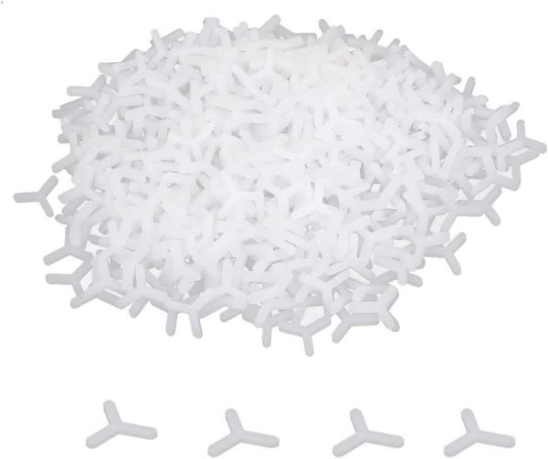 Hexagon Tile Spacers, 500 PCS Plastic Y Type Tiling Tools for Floor or Wall Tiles (3mm 1/8 Inch)