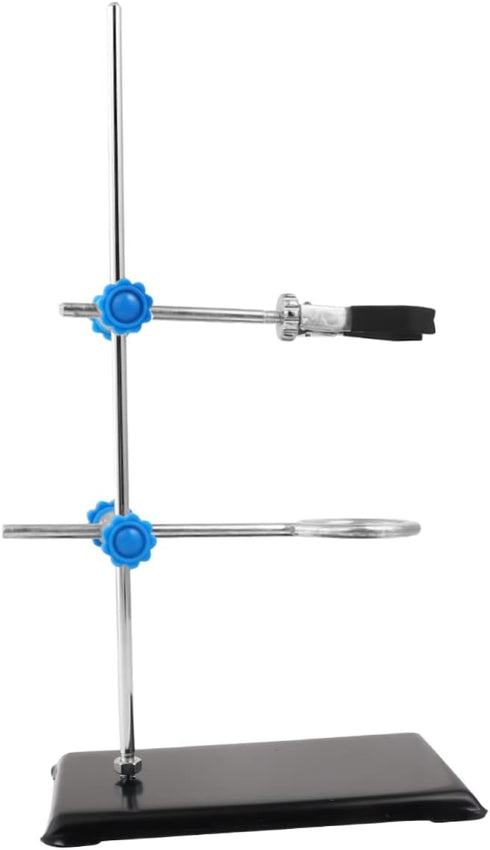 Mobestech Iron Stand Mini Clamps Micro Set, Miniature Tools Lab Condenser Clamp Chemistry Equipment