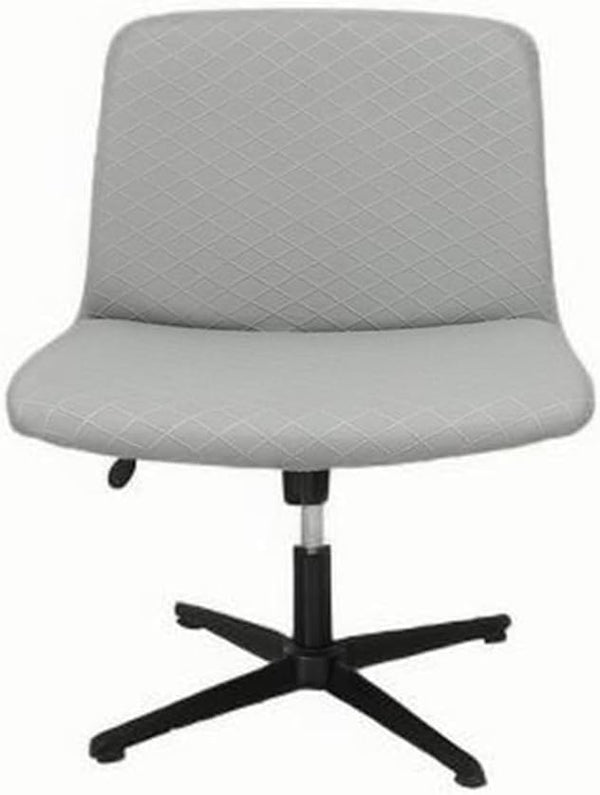 Generic Stretch Criss Cross Chair Covers Rhombus Jacquard Armless Chair Slipcovers Washable Office
