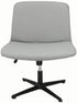 Generic Stretch Criss Cross Chair Covers Rhombus Jacquard Armless Chair Slipcovers Washable Office