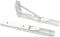 HOMSFOU Foldable Steel Shelf Bracket Triangular Support for Wall Mounted Storage for