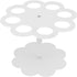 BESTonZON Acrylic Ice Cream Display Rack Cone Storage Stand Dessert Cone Holder
