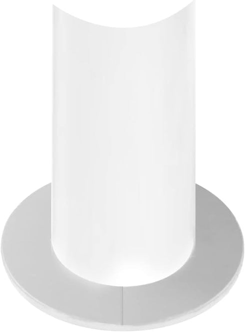SAFYY Stainless Steel Wall Split Flange, Self Adhesive Round Escutcheon Plate Cover for Various Pipes