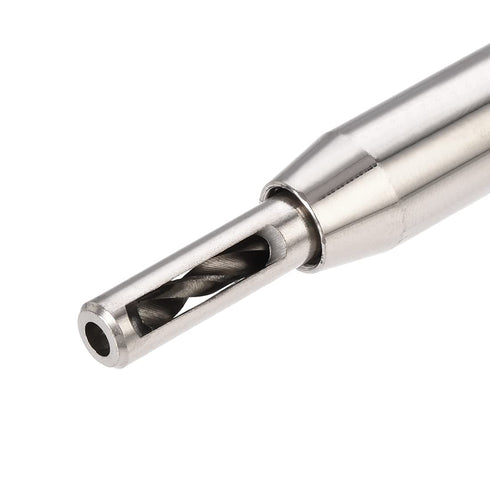 uxcell Self Centering Hinge Tapper Core Drill Bit, 7/64 Diameter for Woodworking, Silver