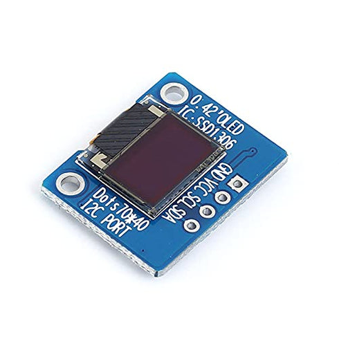 Lufasa 0.42 inch I2C 72x40 SSD1306 72 40 3.3V OLED Display Module IIC White Driver *