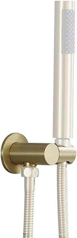 Weirun Elbow Hand Held Shower Head Holder with Hose Connector Shower Wand Holder Wall Mount Adjustable Handheld Shower