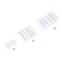 5pcs PTFE Magnetic Stirrer Mixer Stir Bar, White Color, Laboratory Stir Plate Bar (7X30mm)