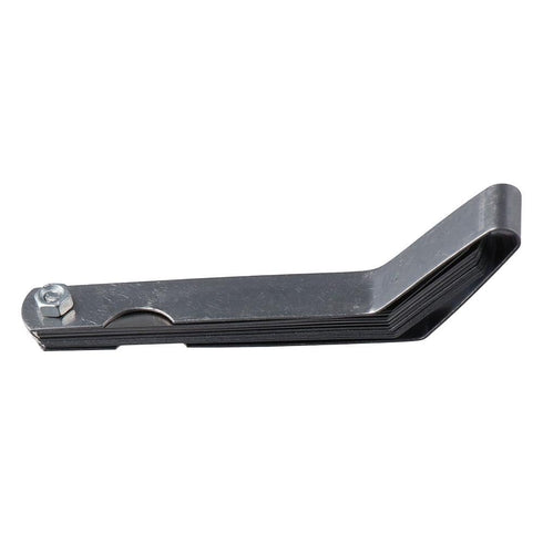 Offset Feeler Gauge, Stainless Steel Measuring Tool for Gap Width/Thickness, Durable Curved Feeler Gauge Woodworking