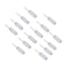100PCS Clear Plastic Cupcake Pipettes for Strawberries and Desserts, Squeeze Transfer Dropper Liquid Injector