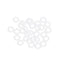 uxcell Silicone O-Rings, VMQ Seal Gasket 10mm OD 5.2mm ID 2.4mm Width for Compressor Valves Pipe Repair, White, 30 Pack