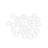 uxcell Silicone O-Rings, VMQ Seal Gasket 10mm OD 5.2mm ID 2.4mm Width for Compressor Valves Pipe Repair, White, 30 Pack