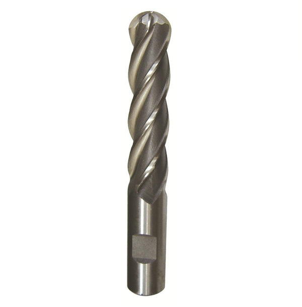 Drill America 1/2" X 3/8" High Speed Steel 2 Flute End Mill, DWC Series