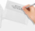 LUXPaper A7 Invitation Envelopes | 5 1/4" x 7 1/4" | 30lb. Text | Clear Translucent | Peel & Press | 50 Qty