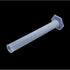 RDTGHY 1PC 100ml Plastic Graduated Cylinder with Base Hydrometer Test Tube for Homebrew Beer Wine Making Lab Measuring