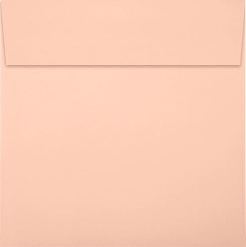 LUXPaper Square Invitation Envelopes, Peel & Press, Blush Pink, 6 1/4" x 6 1/4", 50 Qty, 60lb. Text