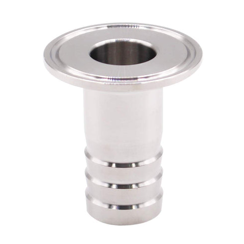 Beduan 1.5" Tri Clamp to 1-1/4" Barb Fitting, Stainless Sanitary Home Brew Adapter