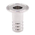 Beduan 1.5" Tri Clamp to 1-1/4" Barb Fitting, Stainless Sanitary Home Brew Adapter