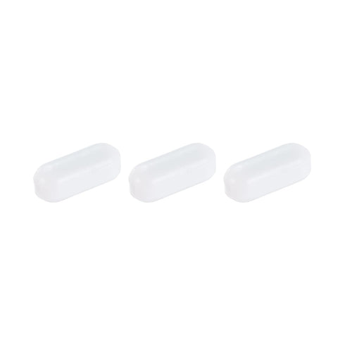 MECCANIXITY Magnetic Stirrer Mixer Stir Bar Rod, 20mm(0.79") x 8mm Cylinder Shape PTFE Coating Magnet, 3Pcs