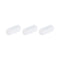 MECCANIXITY Magnetic Stirrer Mixer Stir Bar Rod, 20mm(0.79") x 8mm Cylinder Shape PTFE Coating Magnet, 3Pcs