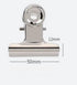 Large Metal Hinge Clips, 16 Pack 2 Inch Chip Clips for Food Bags, Silver Binder Paper Clip Clamp